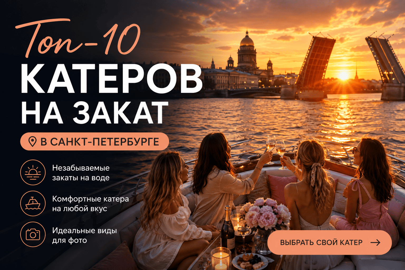 Лучшие катера на закат